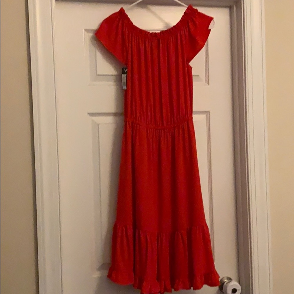 Off the shoulder summer dress